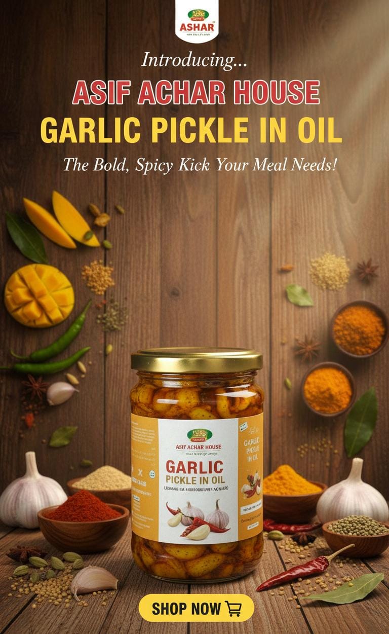 Garlic pickle oil